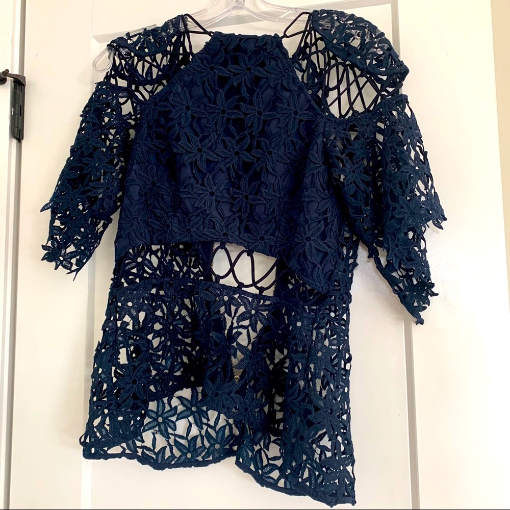 Keepsake lace blouse